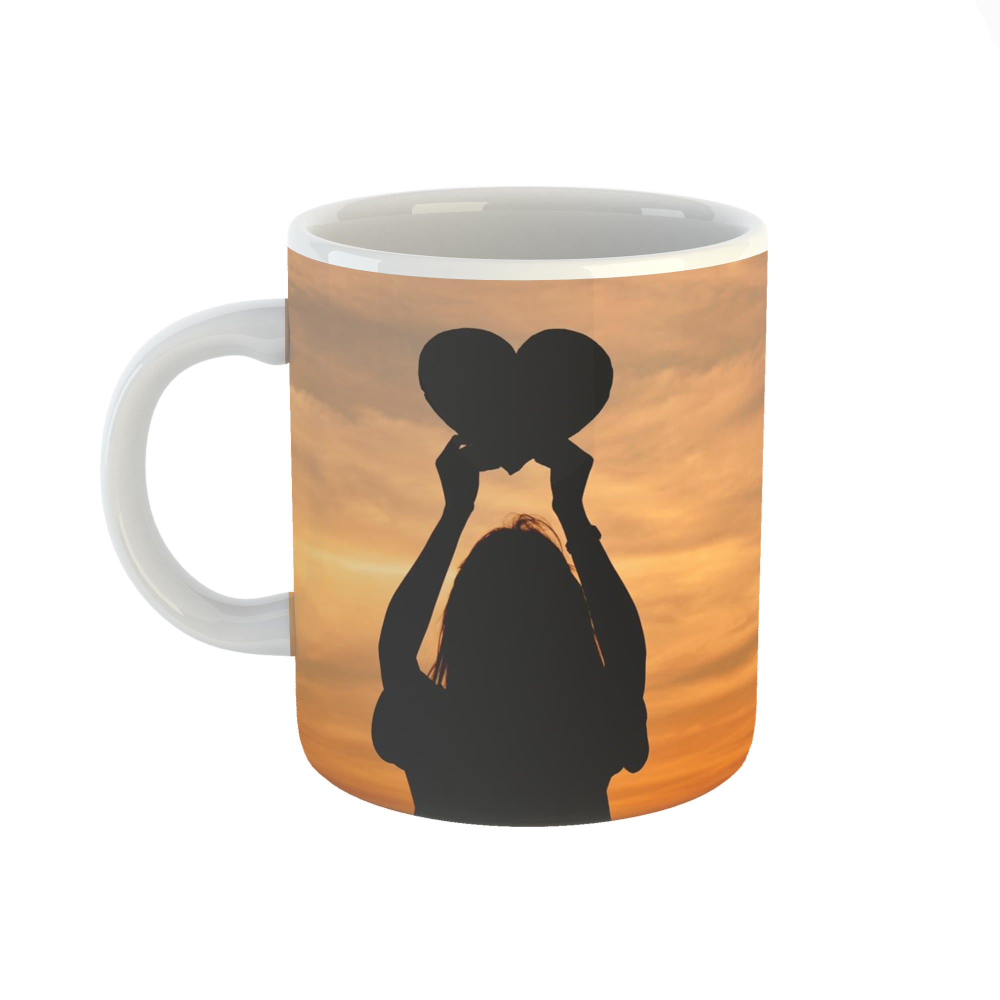 ماگ  طرح قلب کد 520