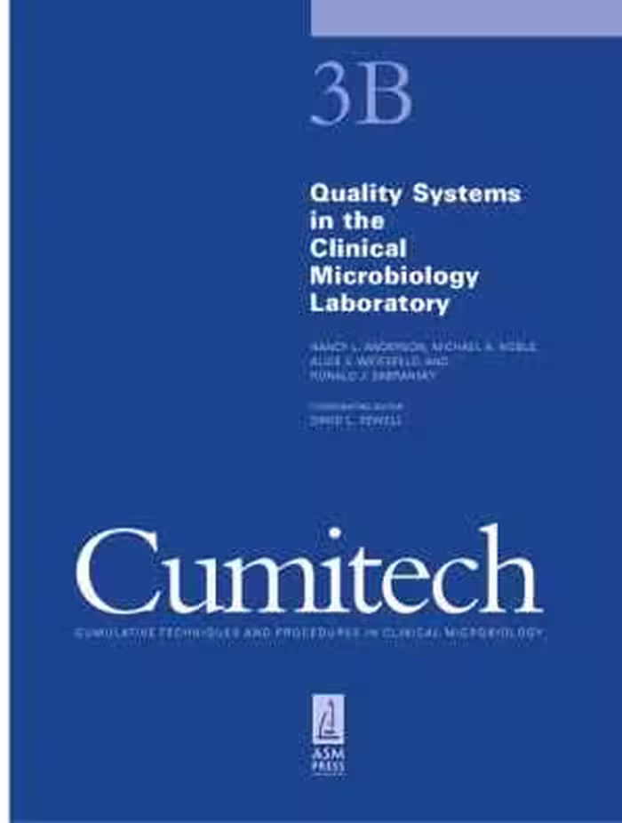 [PDF] دانلود کتاب Cumitech 3B - Quality Systems In The Clinical Microbiology Laboratory, 2005