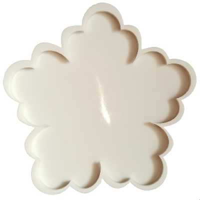 قالب رزین مدل گل 5 پر مجموعه 3 عددی