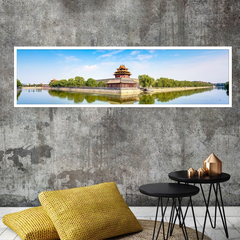 تابلو بکلیت طرح معماری آسیای شرقی مدل کشیده W-7580