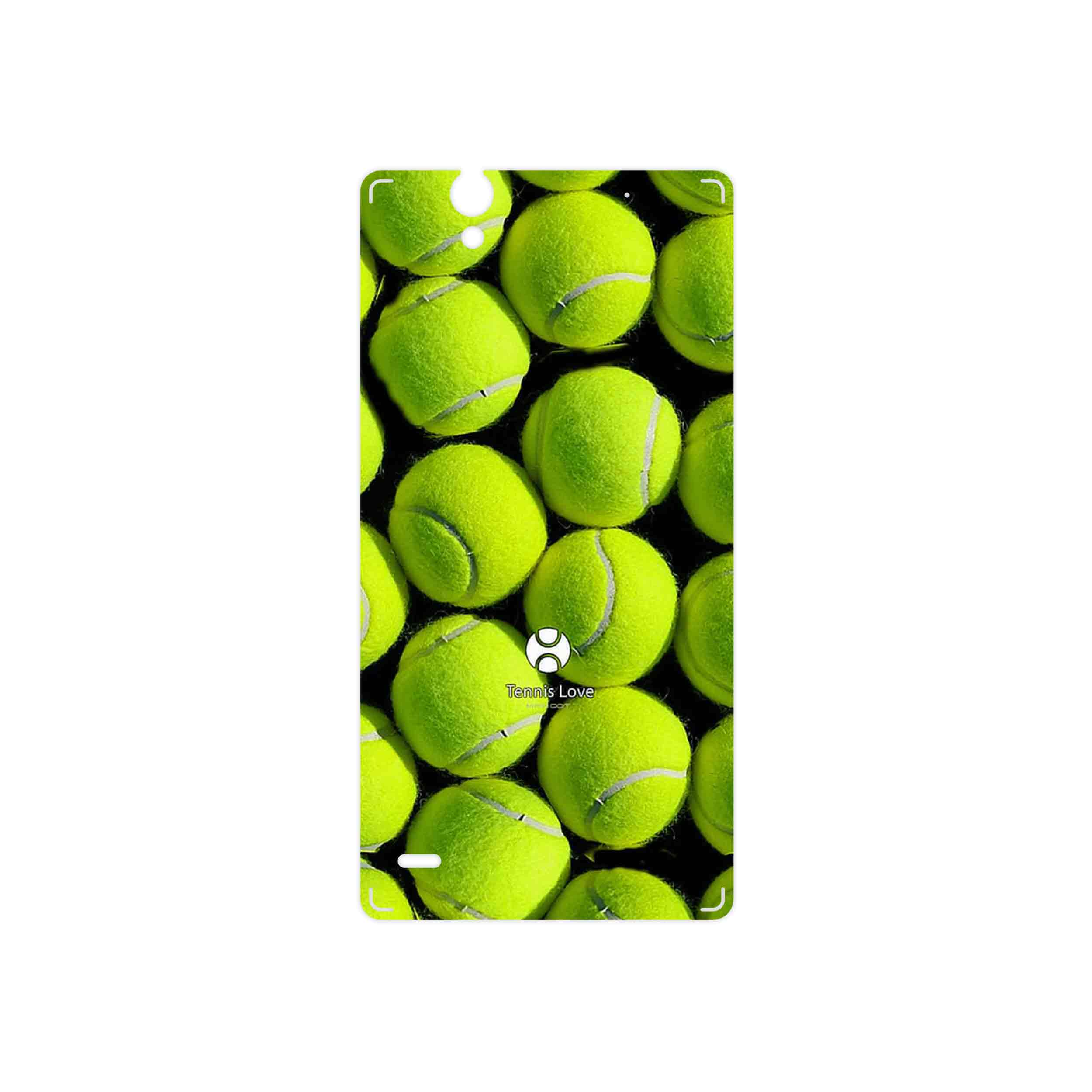برچسب پوششی ماهوت مدل Tennis مناسب برای گوشی موبایل سونی Xperia C4