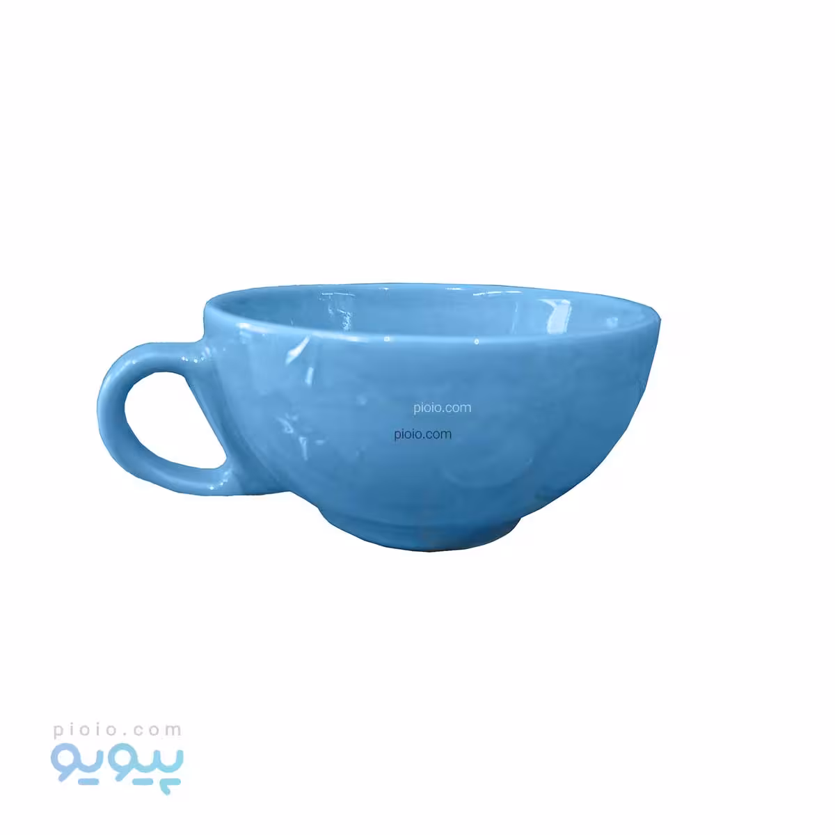 فنجان سرامیکی رنگی لاته خوری