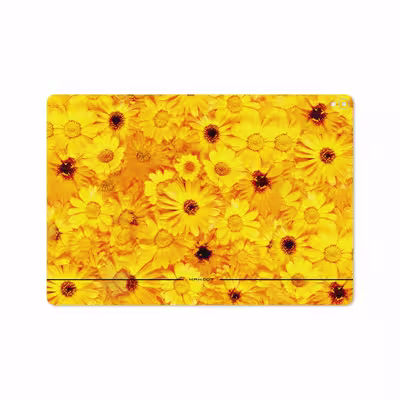 برچسب پوششی ماهوت مدل Yellow-Flower مناسب برای تبلت اپل iPad Pro 10.5 2017 A1709
