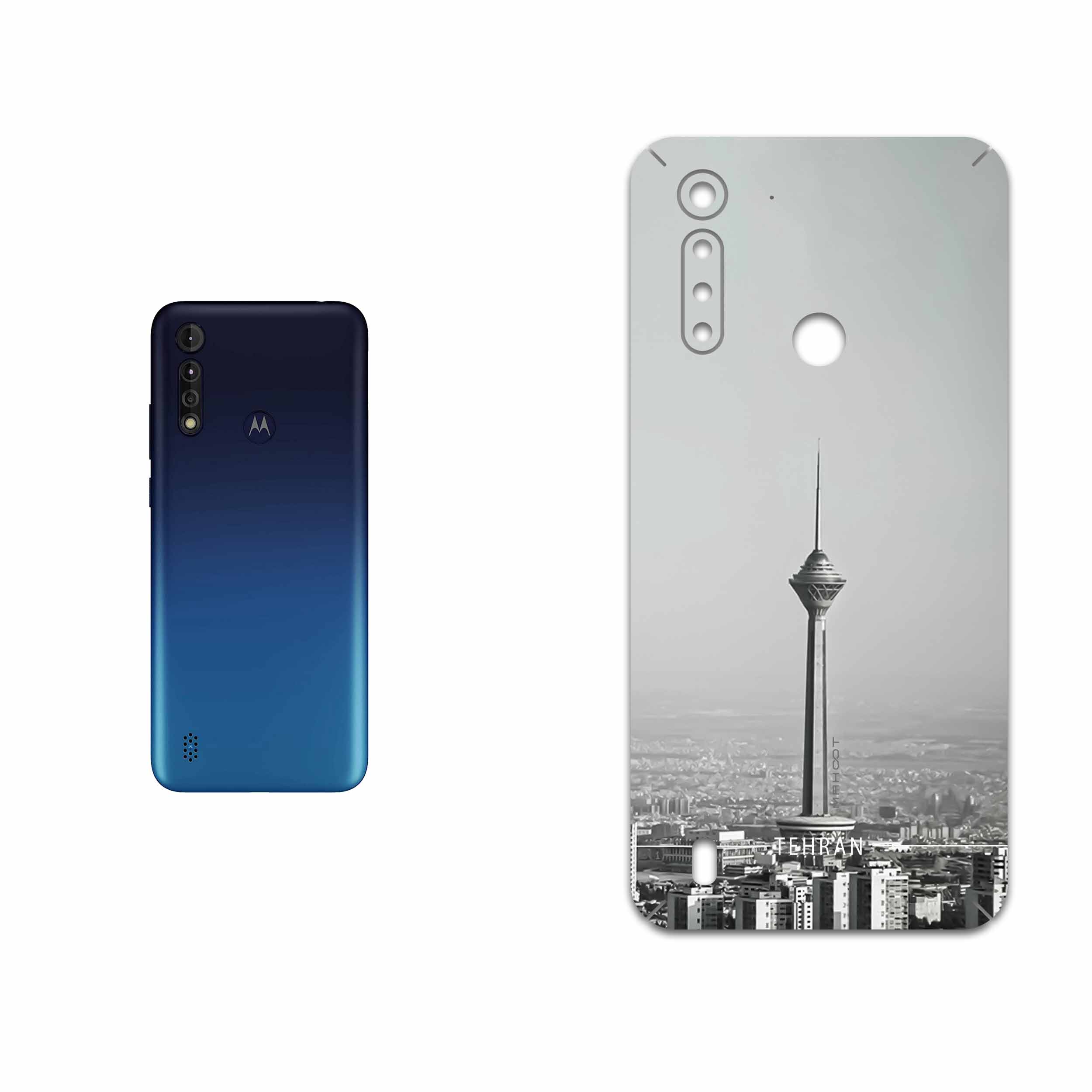 برچسب پوششی ماهوت مدل Tehran City مناسب برای گوشی موبایل موتورولا Moto G8 Power Lite