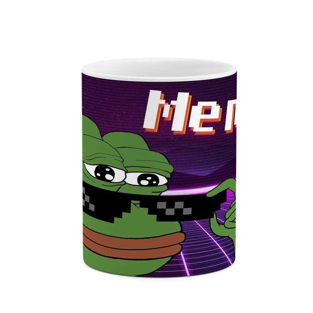 ماگ طرح Pepe the frog استیکر مدل mgp12561