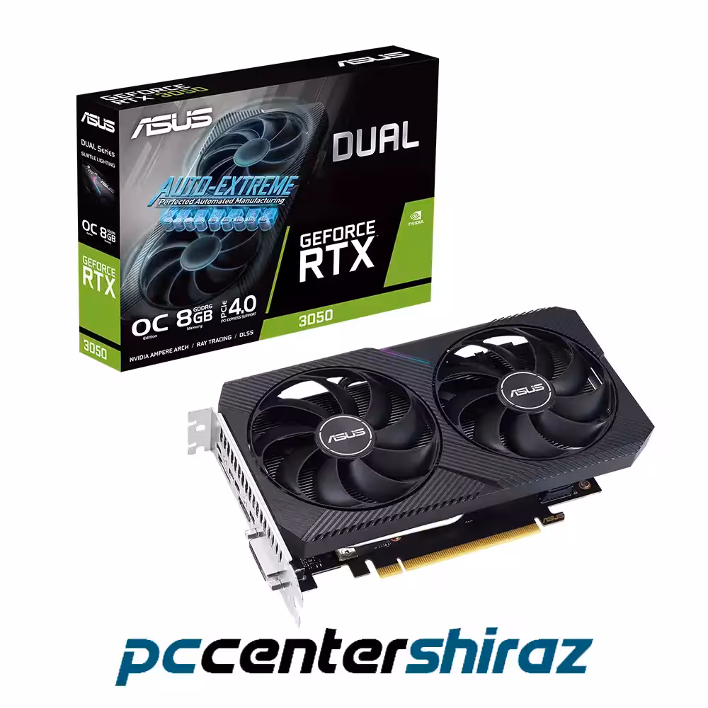 کارت گرافیک ایسوس ASUS Dual GeForce RTX 3050 OC 8G V2