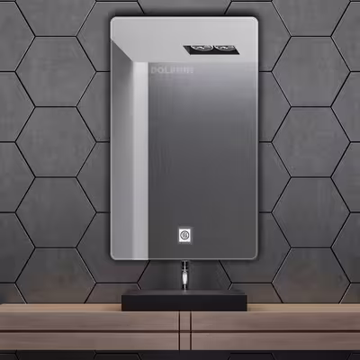 آینه سرویس بهداشتی  دلفین مدل ضدبخار کد HT-60x70-R