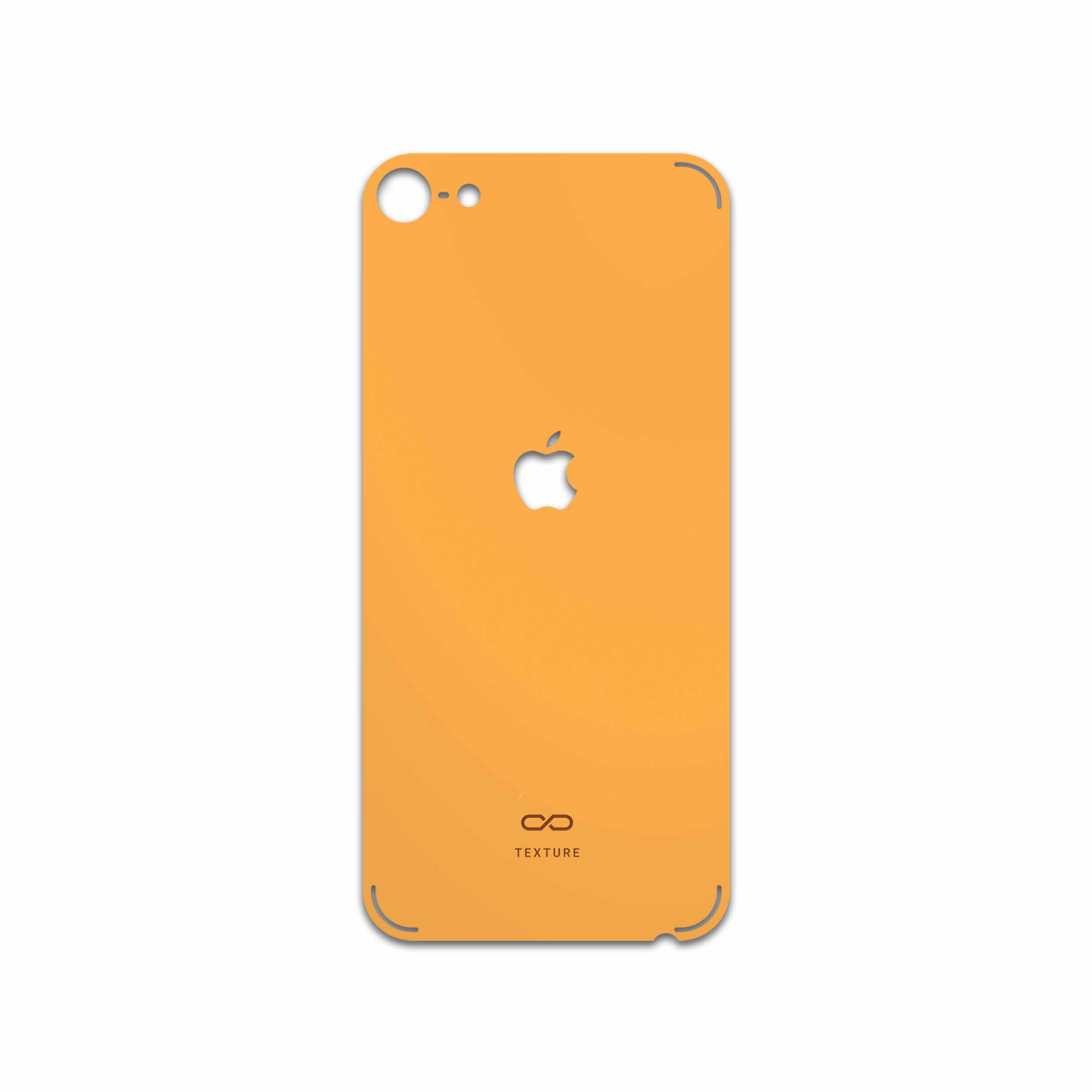 برچسب پوششی ماهوت مدل Matte-Orange مناسب برای گوشی موبایل اپل iPod touch 6th generation