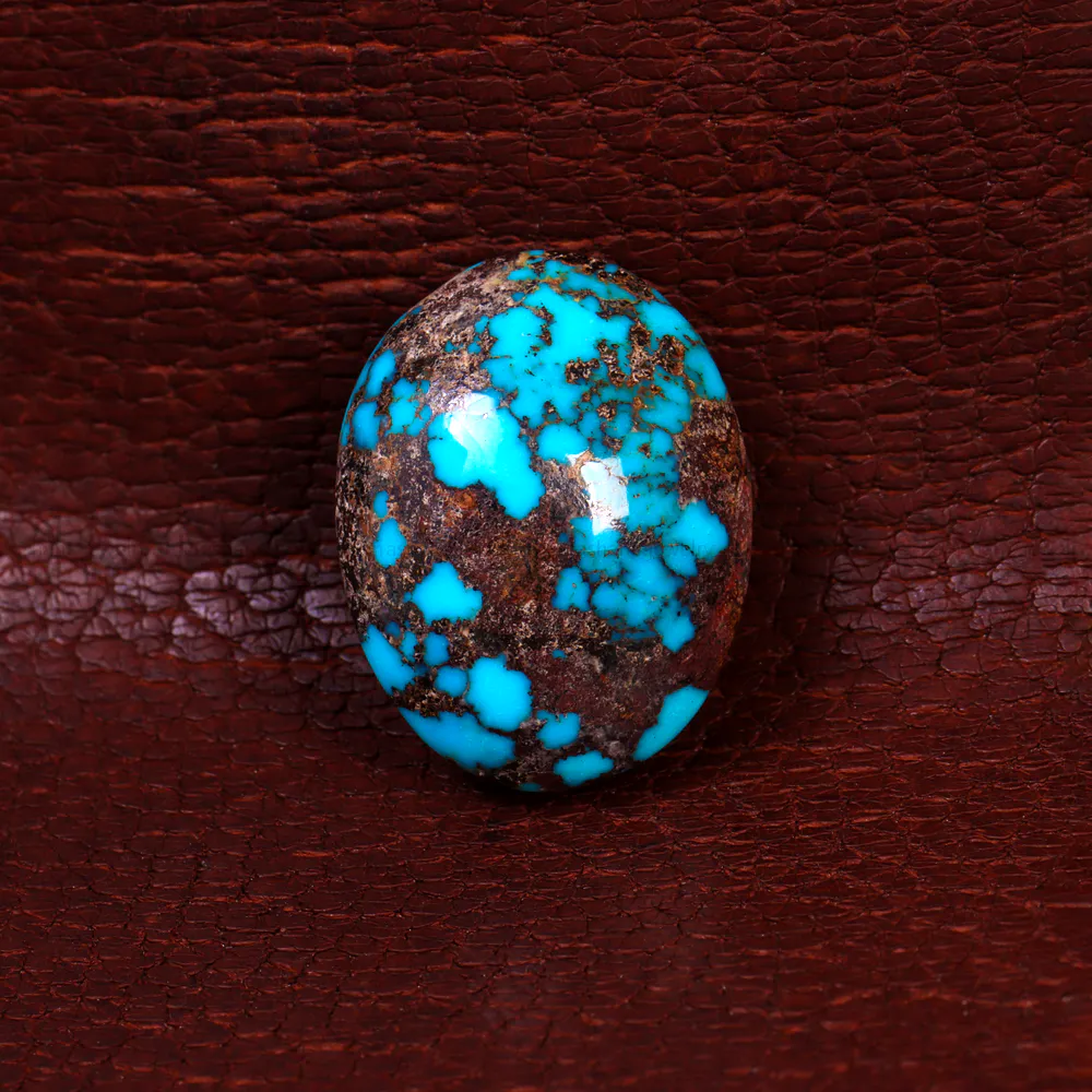 نگین فیروزه شجری کد 15269 - جواهری مشاهیر