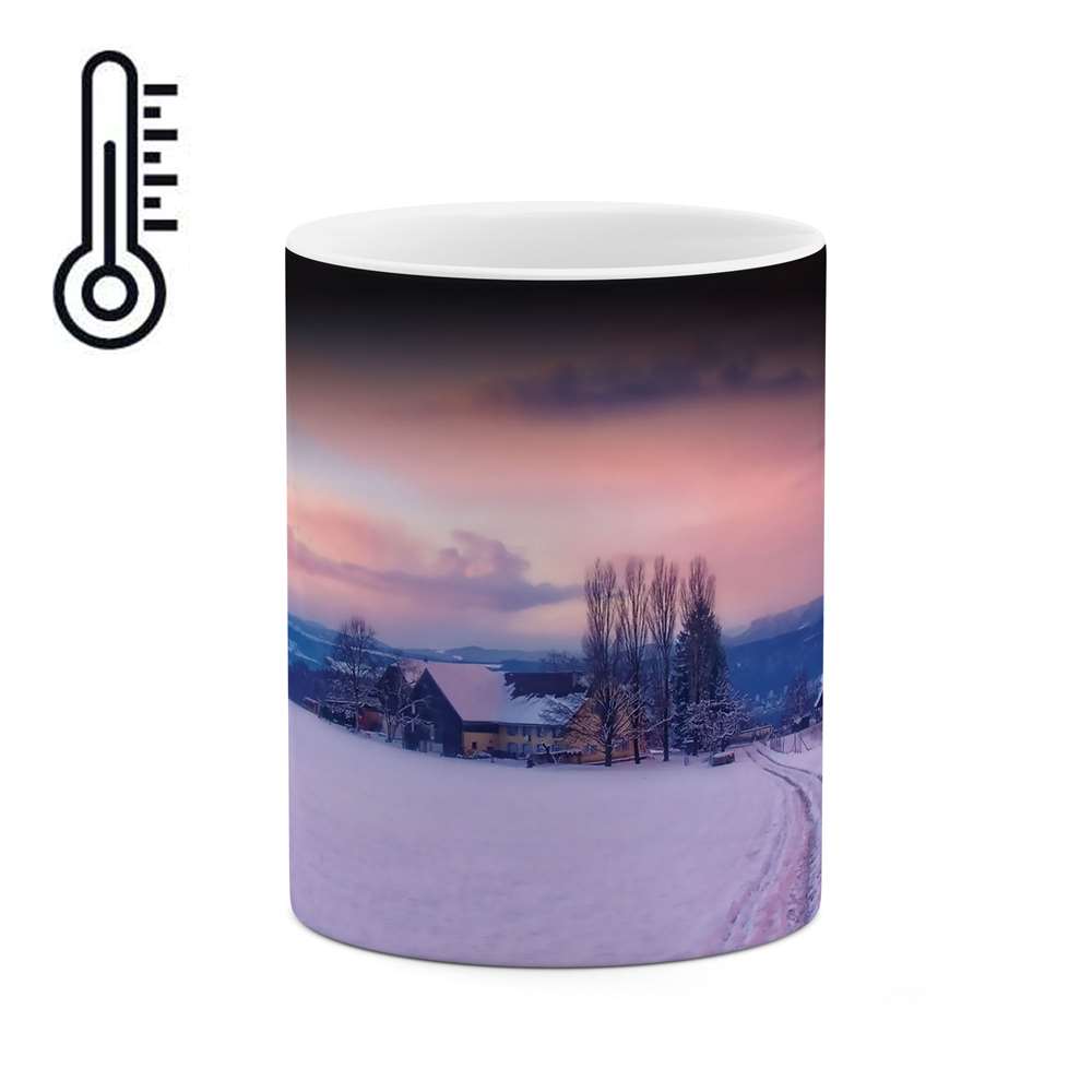 ماگ حرارتی طرح برف مدل mgh03699