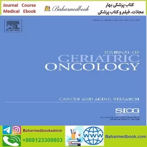 Journal of Geriatric Oncology Volume 13 Issue 1 to 8 2022