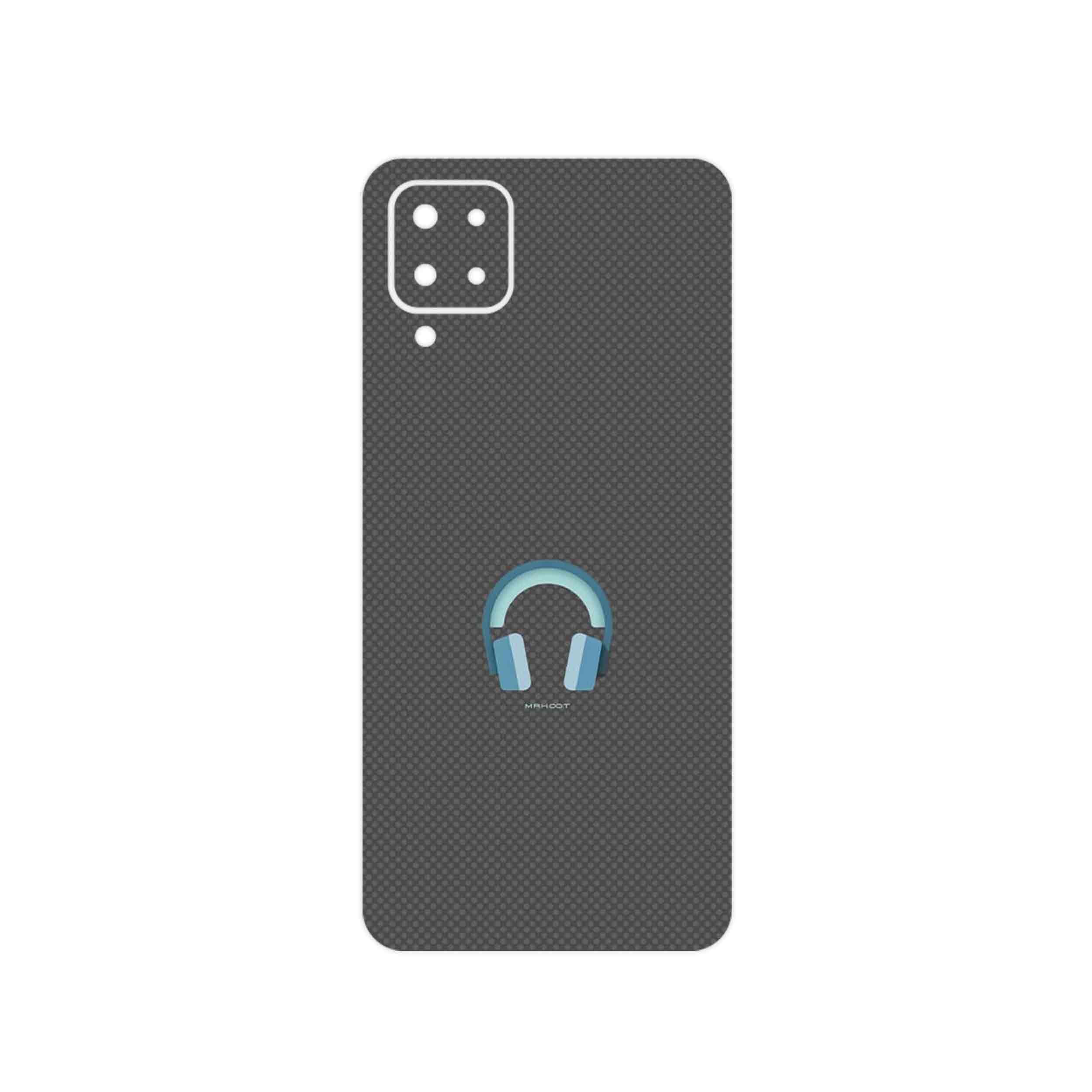 برچسب پوششی ماهوت مدل Minimal Headphone Icon مناسب برای گوشی موبایل سامسونگ Galaxy F12