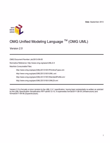 خرید و دانلود نسخه کامل کتاب Object Management Group. OMG Unified Modeling Language (OMG UML). Version 2.5