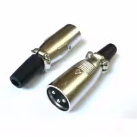 فیش نرو مادگی کنون XLR فلزی سرکابلی