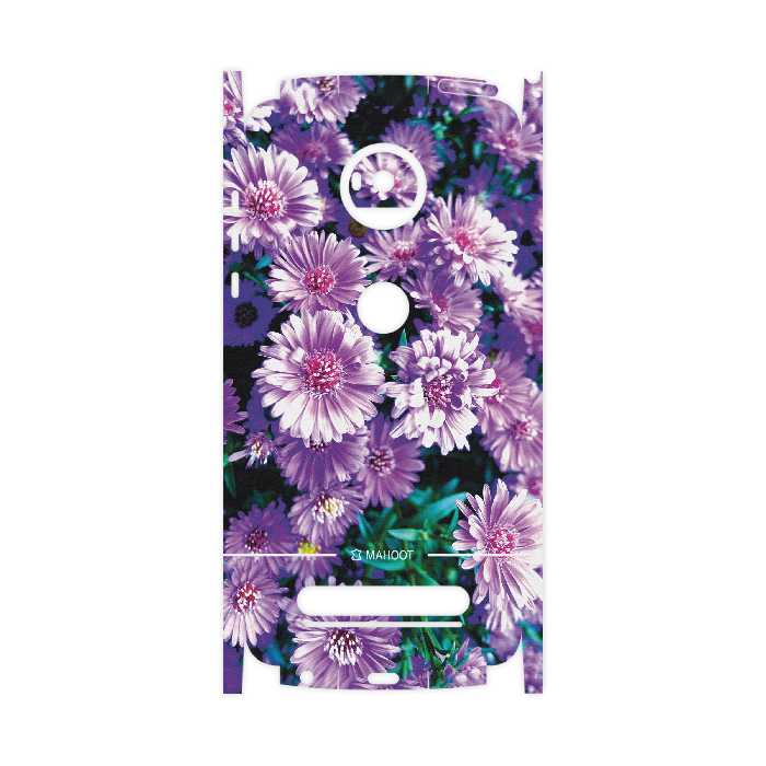 برچسب پوششی ماهوت مدل Purple-Flower-FullSkin مناسب برای گوشی موبایل موتورولا Moto Z2 Play