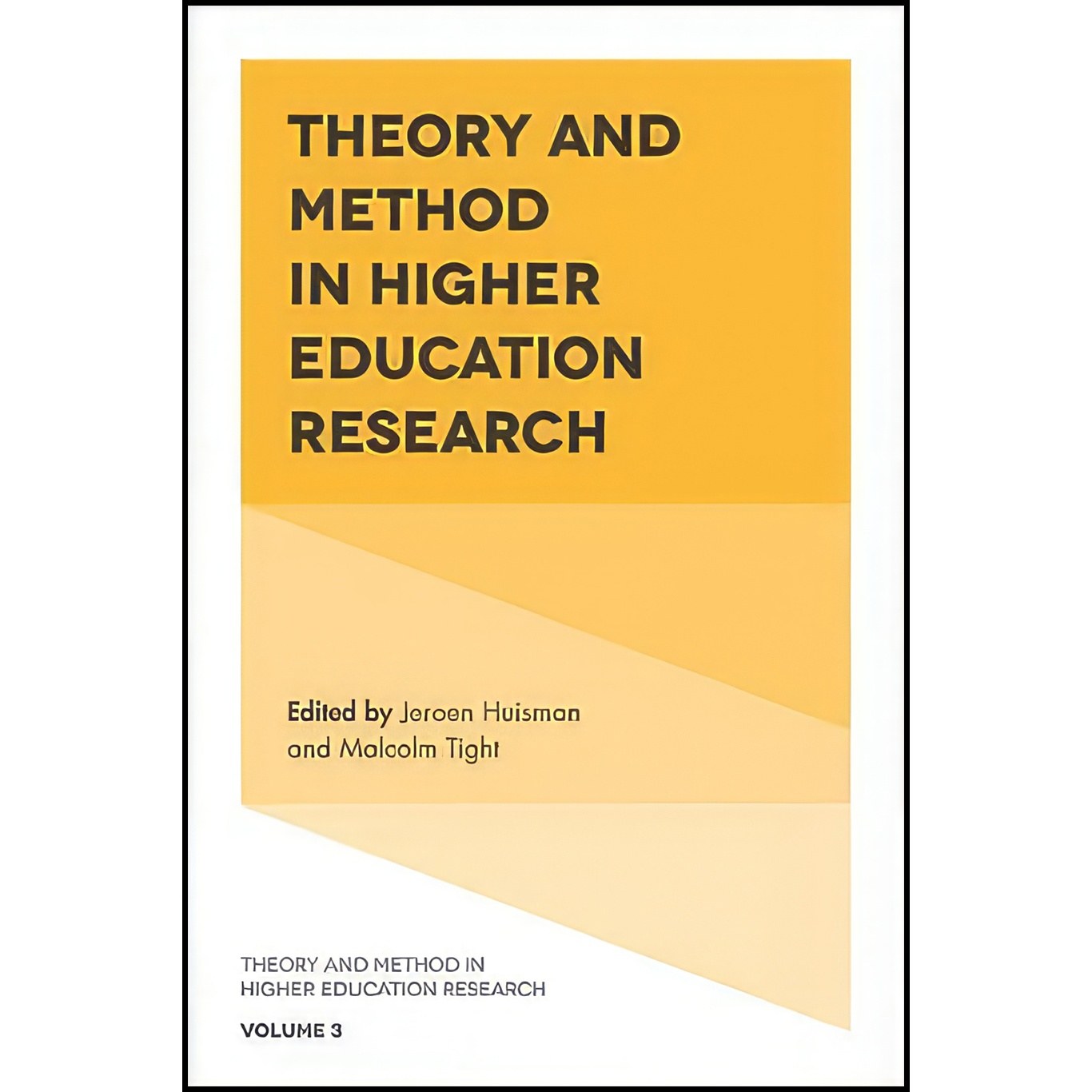 کتاب زبان اصلی Theory and Method in Higher Education Research 
