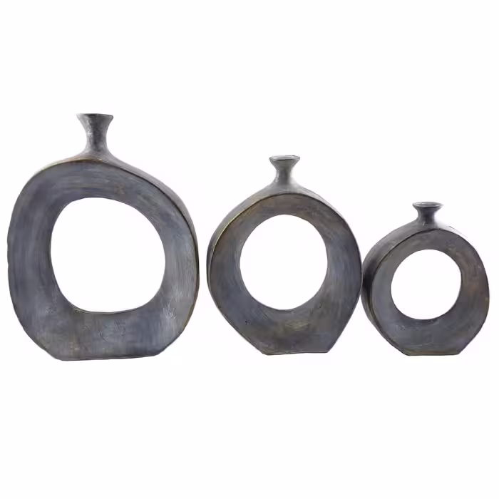 گلدان دکوری مدل آنتیک کد 524 مجموعه 3 عددی
