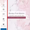 برچسب ماهوت طرح Blanco-Pink-Marble مناسب برای ساعت هوشمند هوآوی Watch GT2