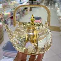 کتری پیرس شامپاینی دسته بامبو