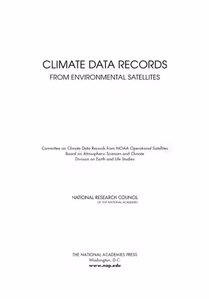 خرید و دانلود نسخه کامل کتاب Climate Data Records from Environmental Satellites, National Academy