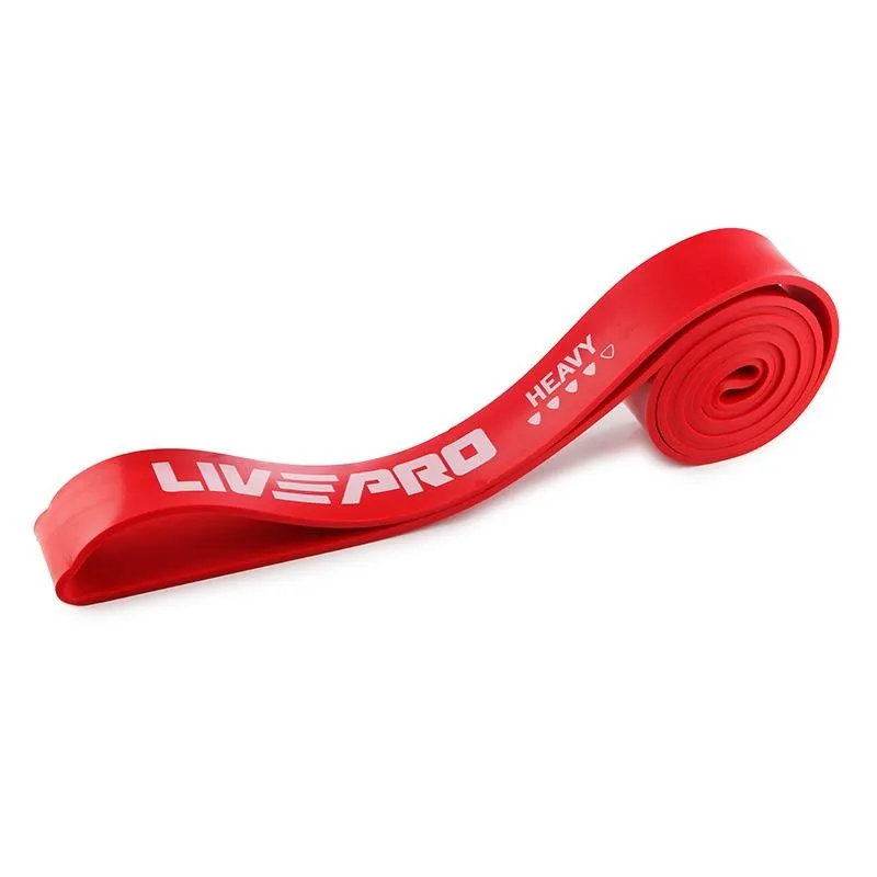 کش بدنسازی پاورباند لایوآپ 44 میلیمتری مقاومت سنگین Heavy LP8410 MDM | قرمز