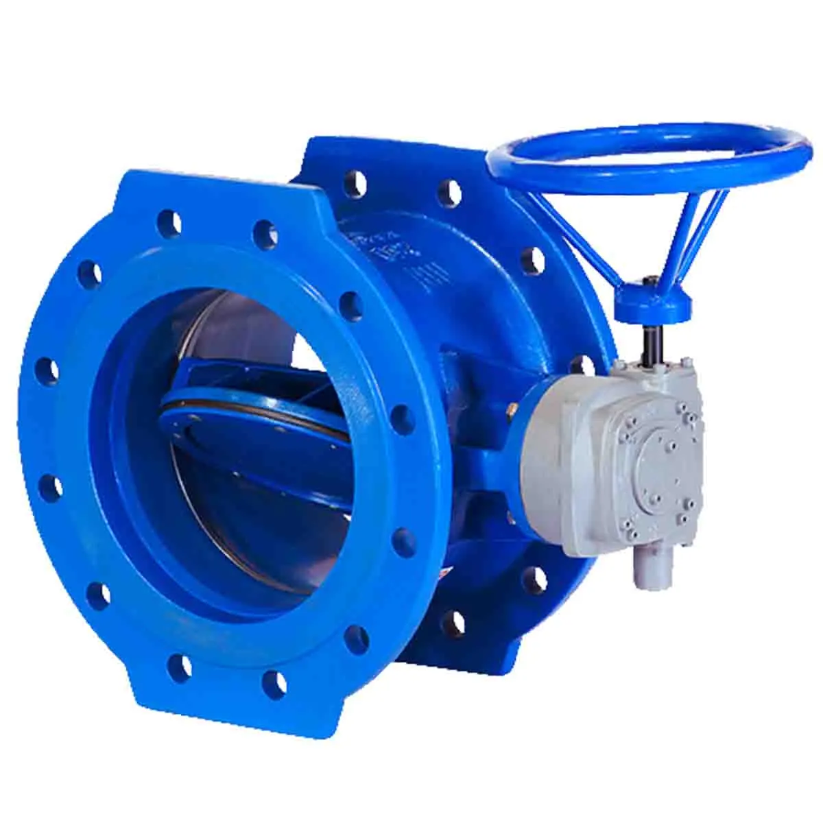 شیر پروانه ای فلنجدار گیربکسی PN16 میراب