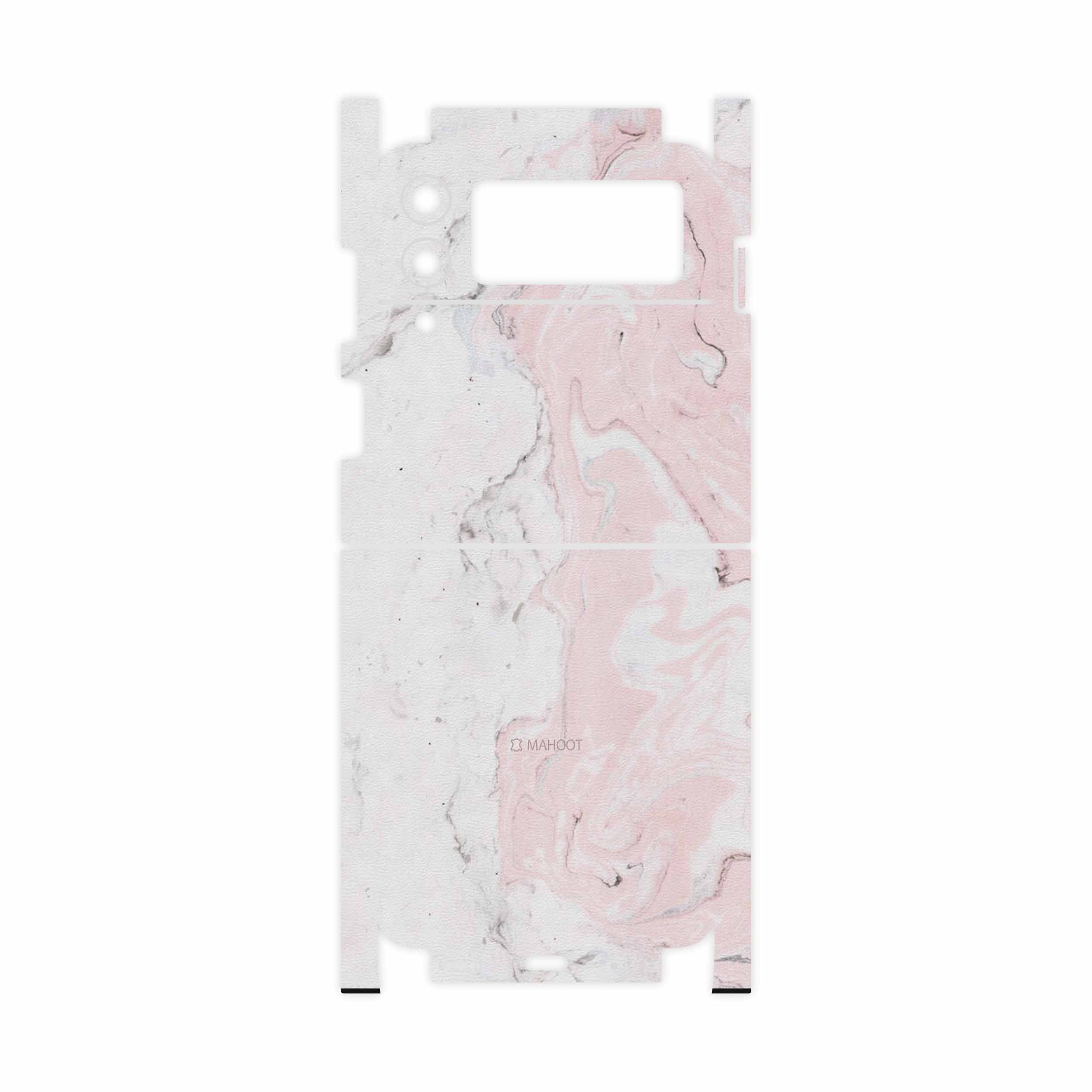 برچسب پوششی ماهوت مدل Blanco-Pink-Marble-FullSkin مناسب برای گوشی موبایل سامسونگ Galaxy Z Flip3 5G
