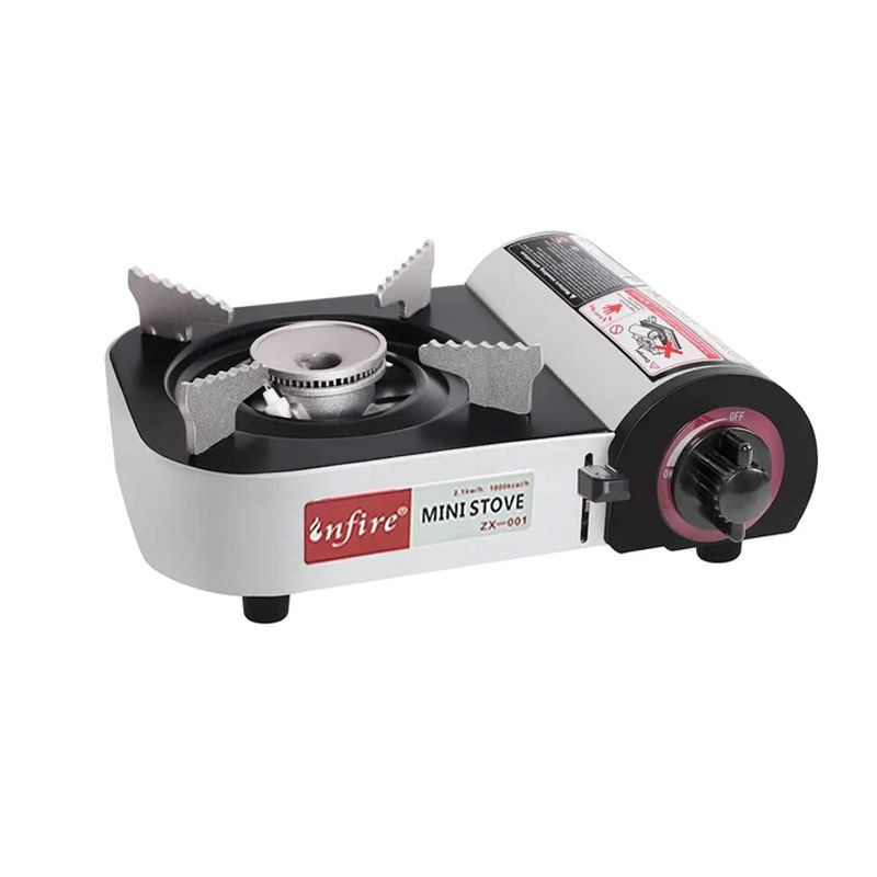 خرید و قیمت گاز مسافرتی جعبه دار مدل ZX-001 Protable butane gas stove