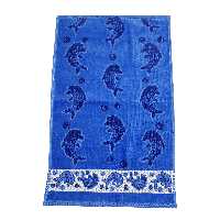  حوله دستی ازدیلک طرح Dolphin سایز 50×30 سانتیمتر