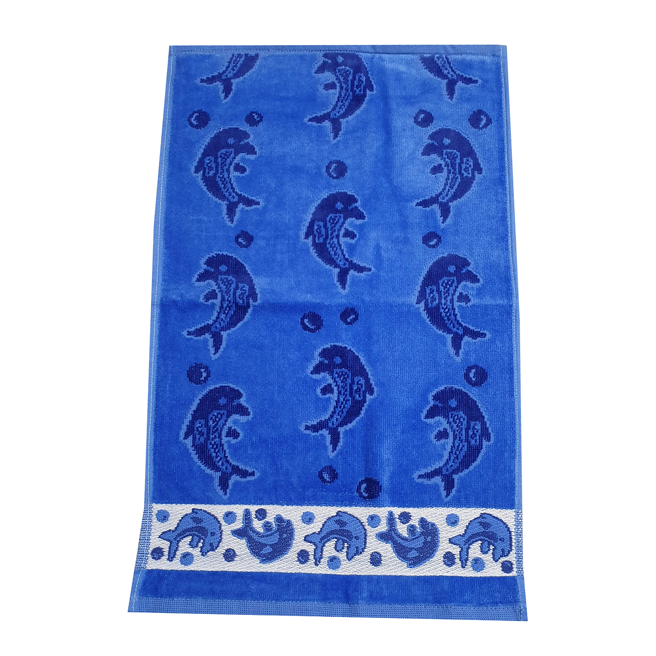  حوله دستی ازدیلک طرح Dolphin سایز 50×30 سانتیمتر