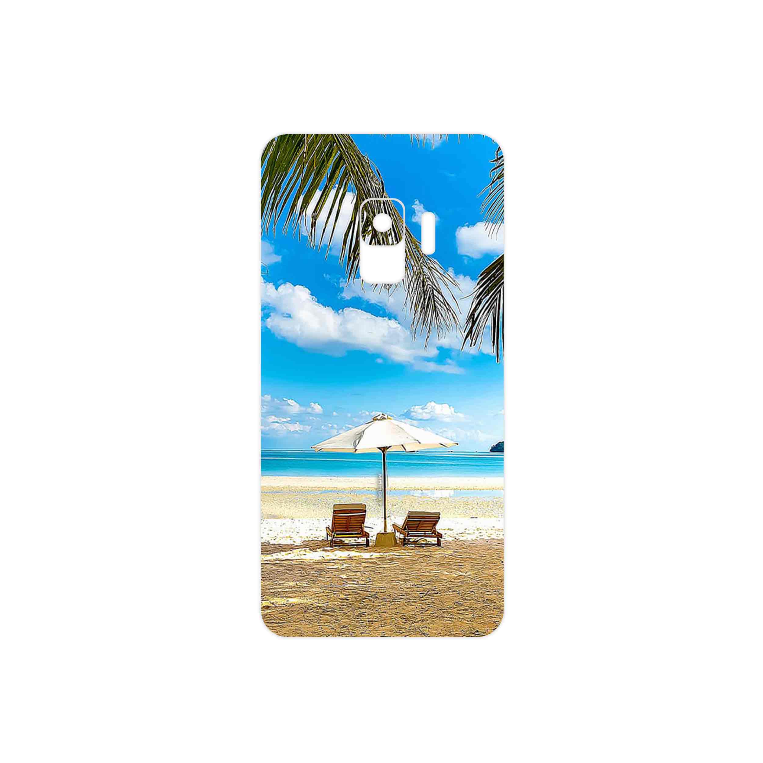 برچسب پوششی ماهوت مدل Beach مناسب برای گوشی موبایل سامسونگ Galaxy S9