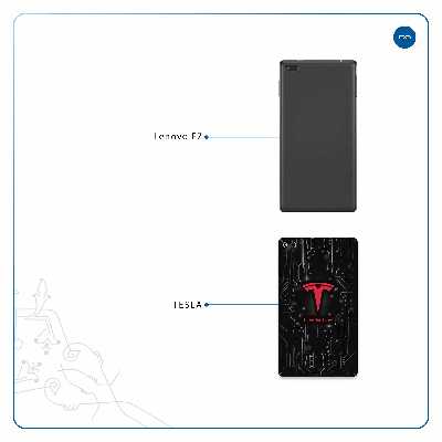 برچسب پوششی ماهوت مدل TESLA مناسب برای تبلت لنوو E7