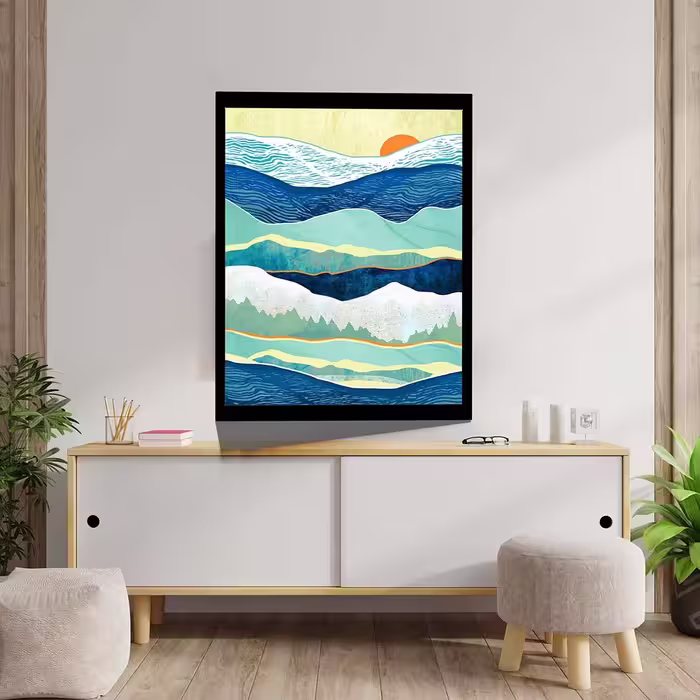 تابلو مدل GREAT WAVE کد F-7013