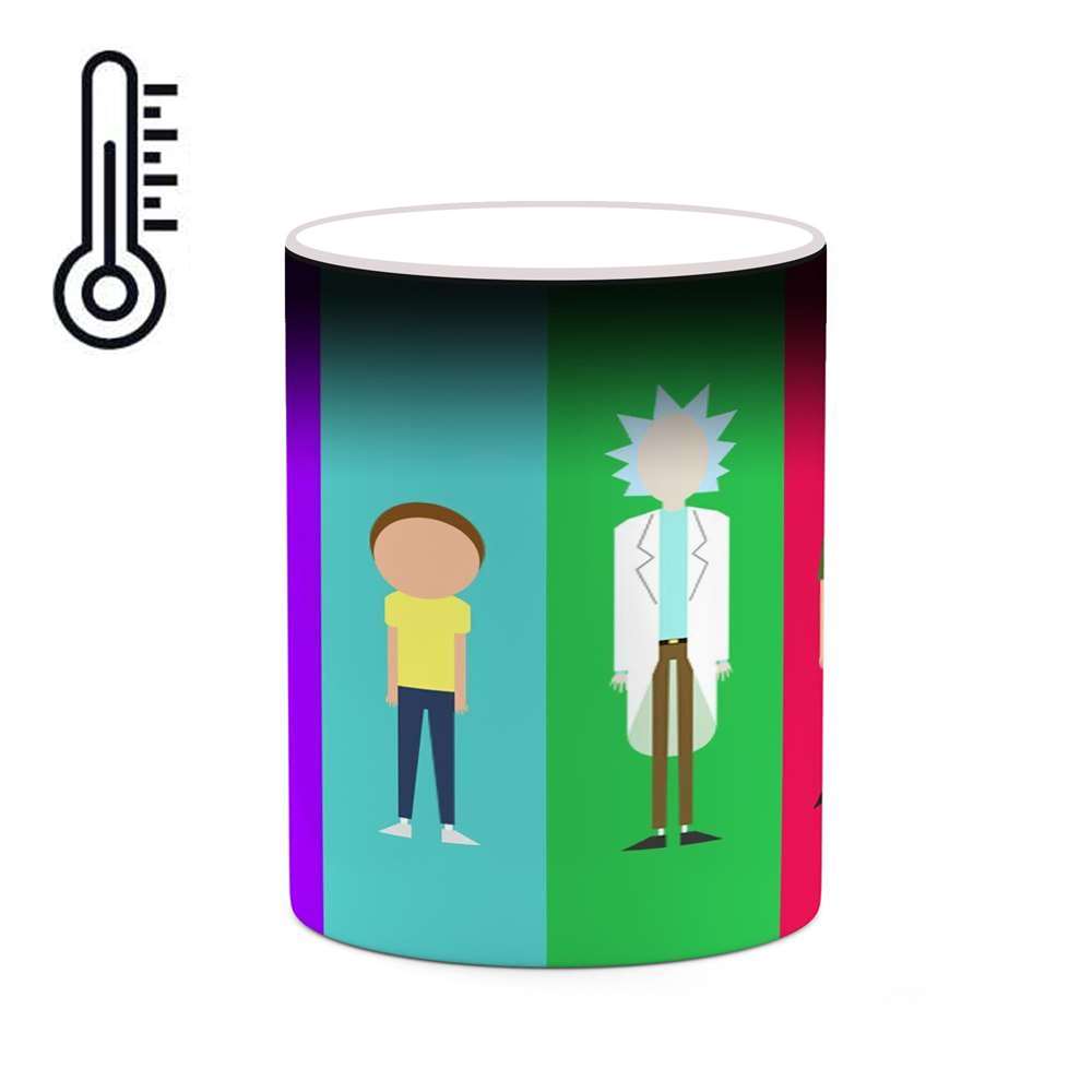 ماگ حرارتی کاکتی طرح کارتون ریک اند مورتی مدل mgh23594