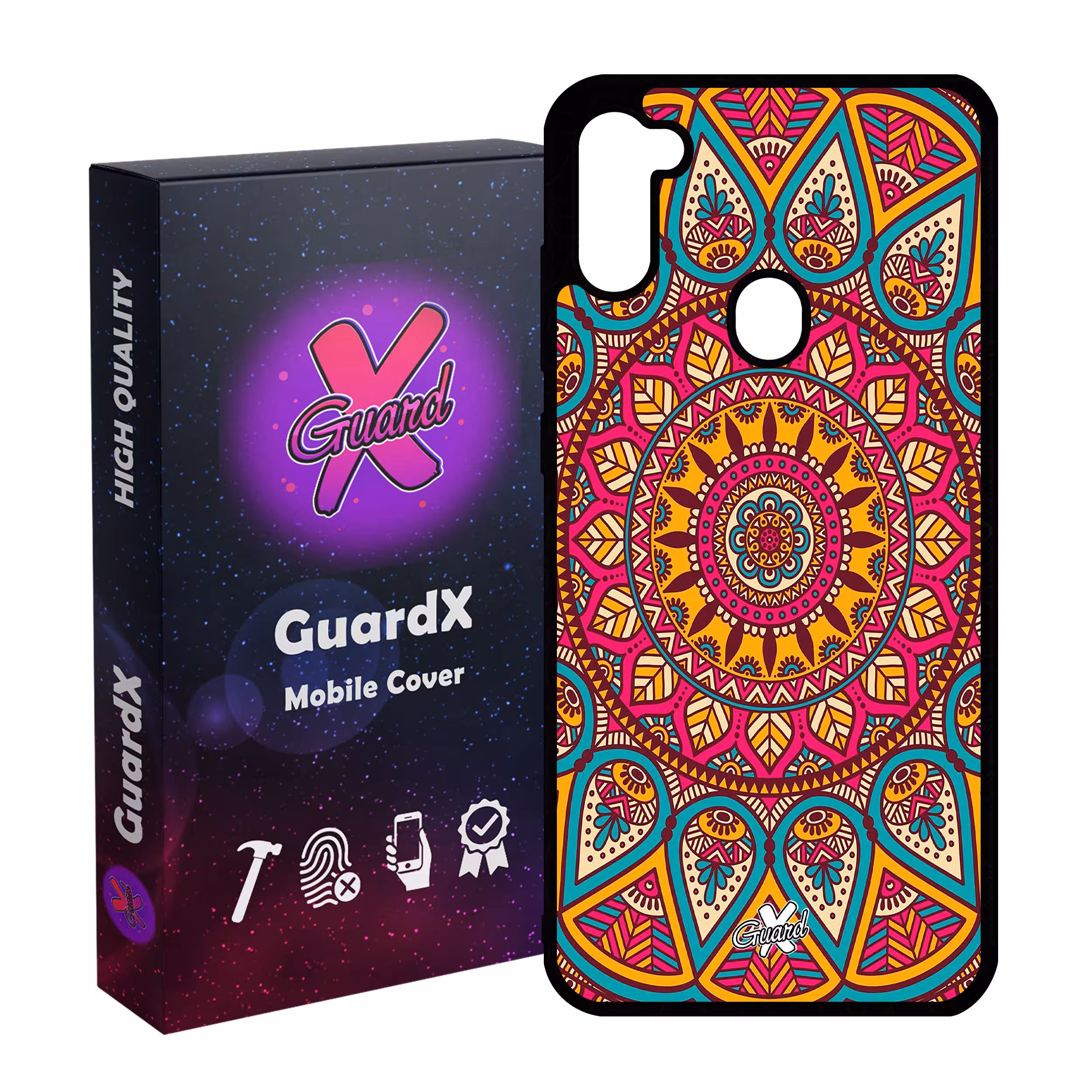کاور گارد ایکس طرح Mandala مدل Glass10131 مناسب برای گوشی موبایل سامسونگ Galaxy A11 / M11