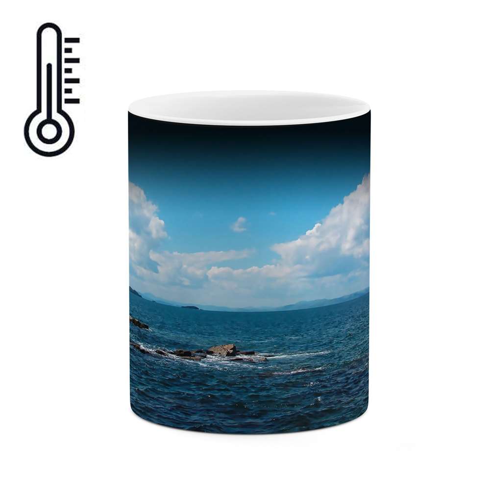 ماگ حرارتی طرح دریا مدل mgh03724