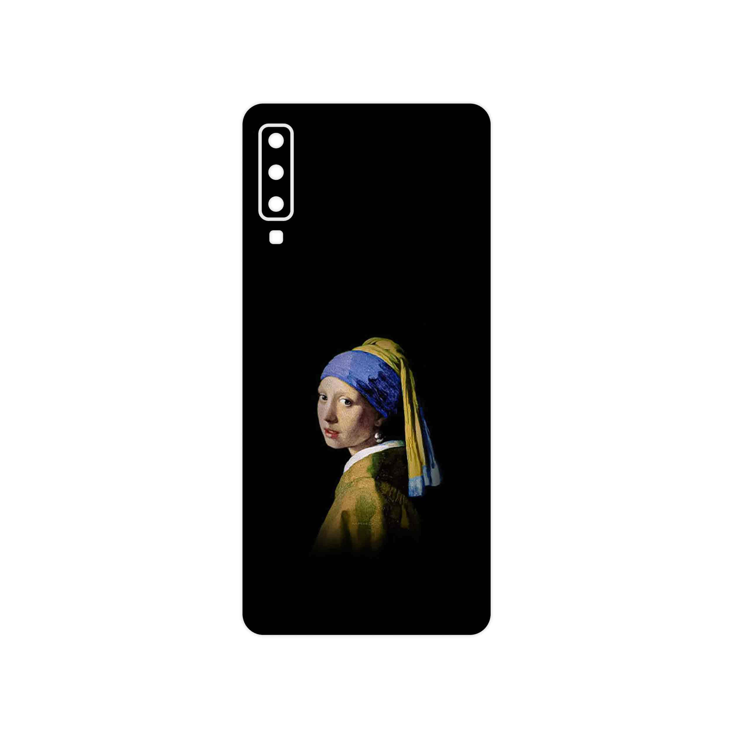 برچسب پوششی ماهوت مدل Girl with a Pearl Earring of Vermeer مناسب برای گوشی موبایل سامسونگ Galaxy A7 2018
