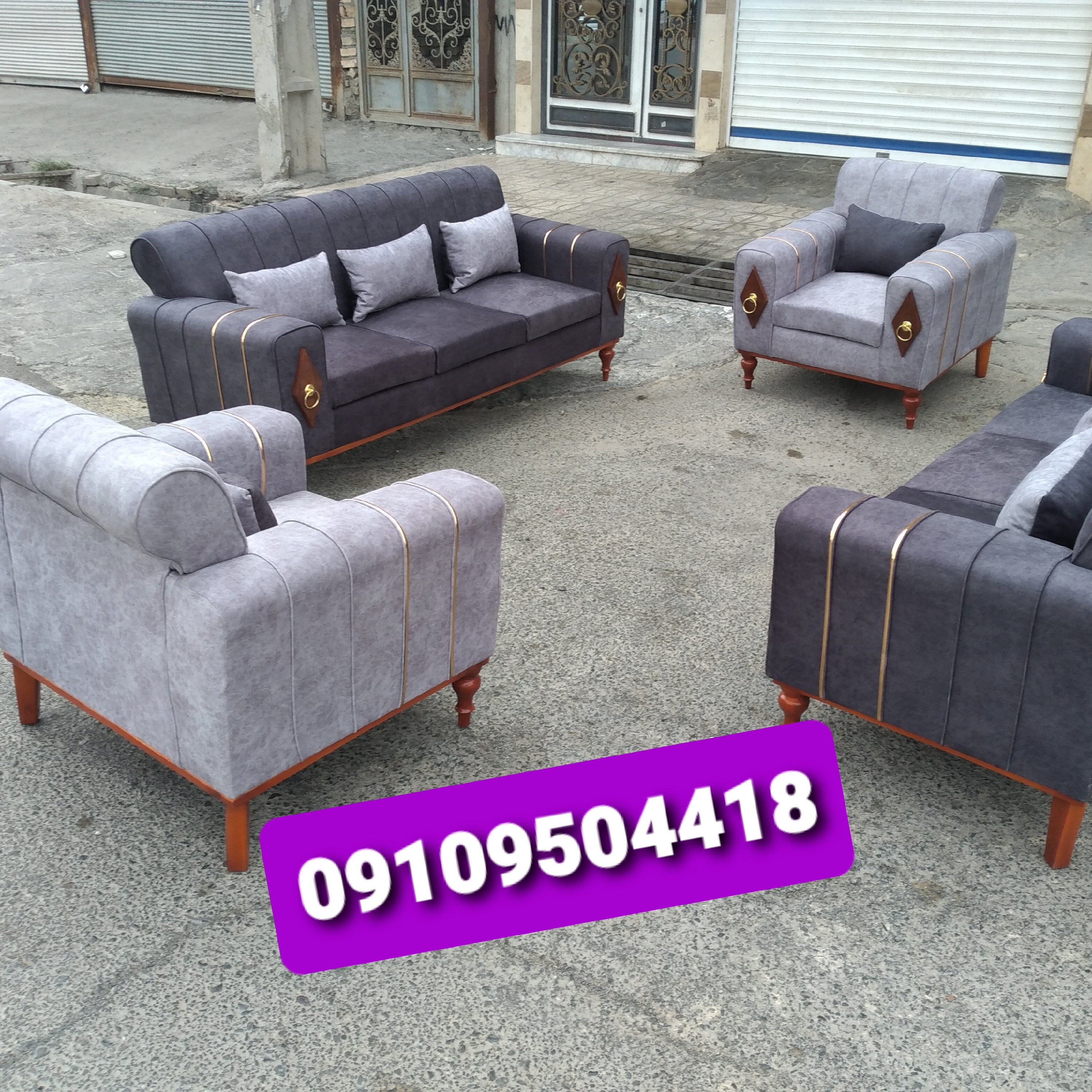 مبلمان مدل هوکر در رنگ بندی مختلف به سلیقه شما عزیزان
