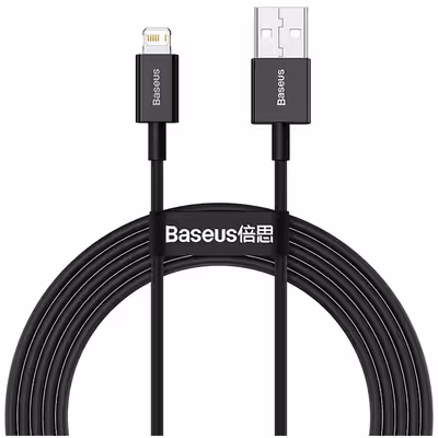کابل تبدیل USB به لایتنینگ باسئوس مدل CALYS-A09 طول 1 متر