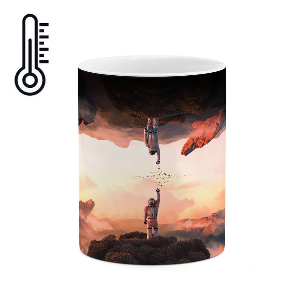 ماگ حرارتی طرح فضانورد مدل mgph01292