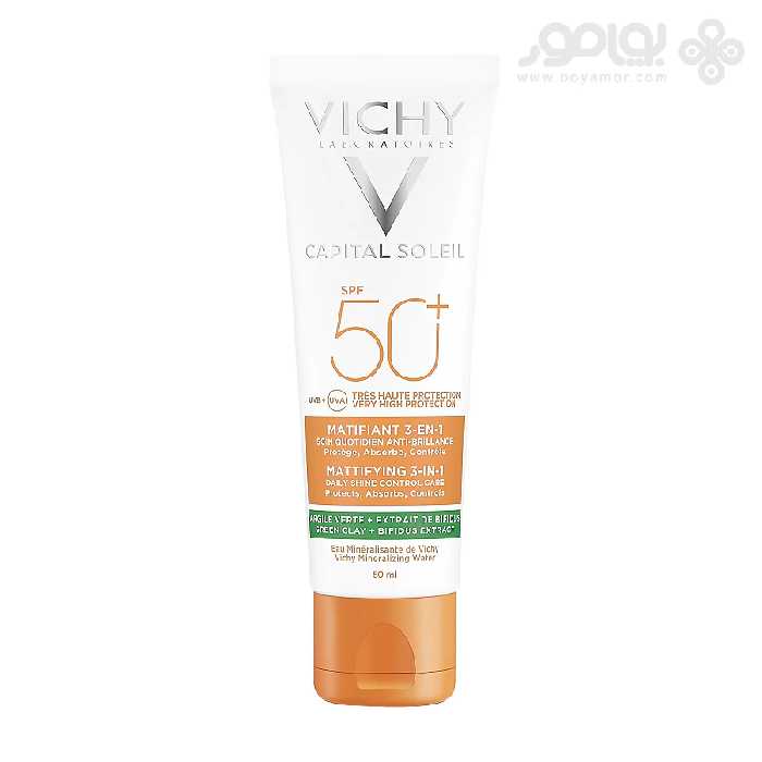 ضد آفتاب سه کاره ویشی مدل MATTIFYING حجم 50 میل