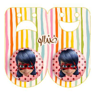 پیکسل خندالو مدل دختر کفشدوزکی کد 3068 به همراه مگنت