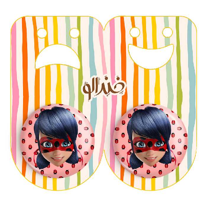 پیکسل خندالو مدل دختر کفشدوزکی کد 3068 به همراه مگنت