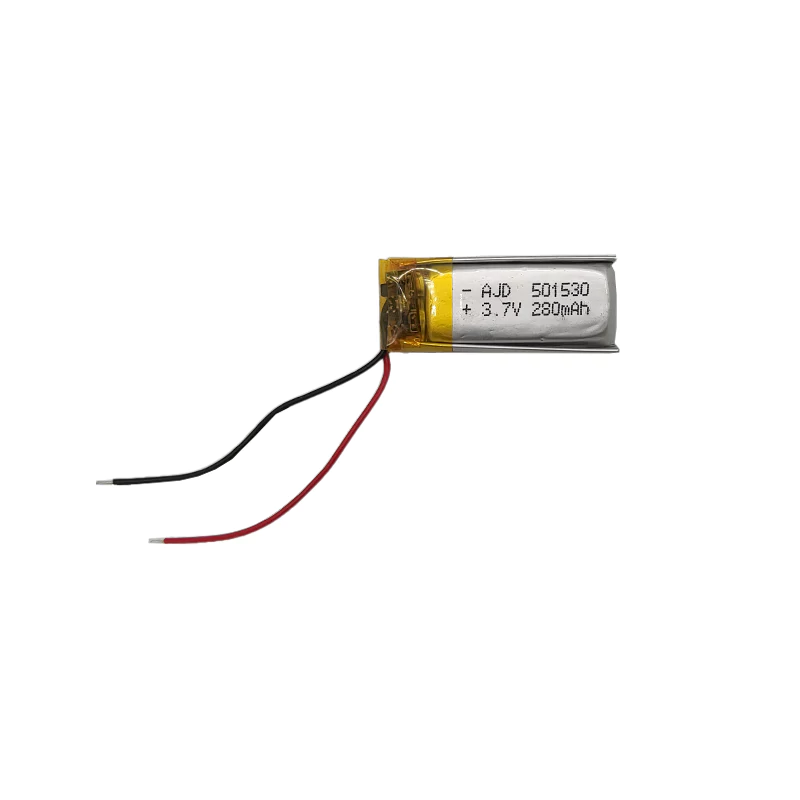 باتری لیتیوم پلیمر 3.7 ولت مدل 501530 ظرفیت 280 میلی آمپر