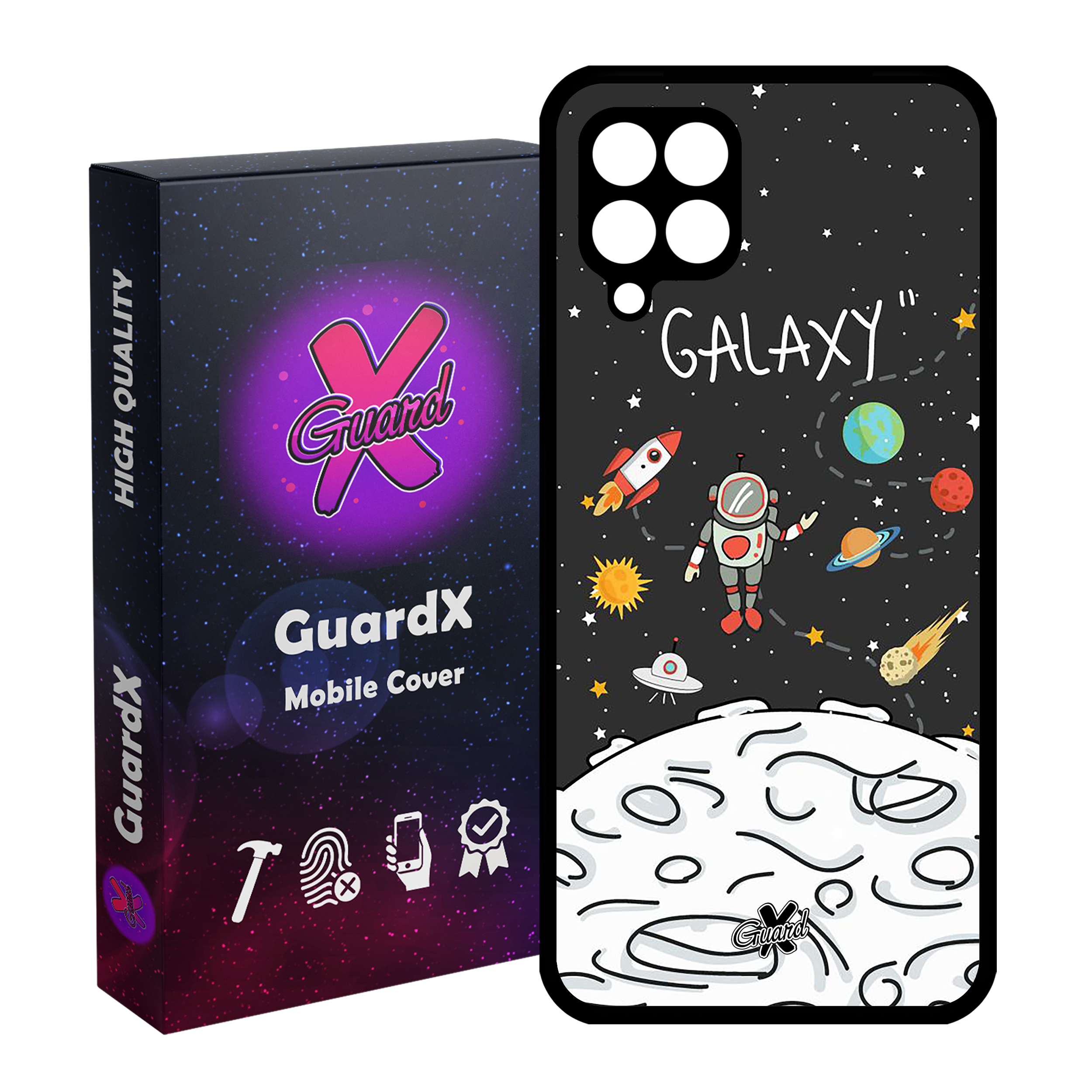 کاور گارد ایکس طرح Galaxy مدل Glass10014 مناسب برای گوشی موبایل سامسونگ Galaxy A22 4G