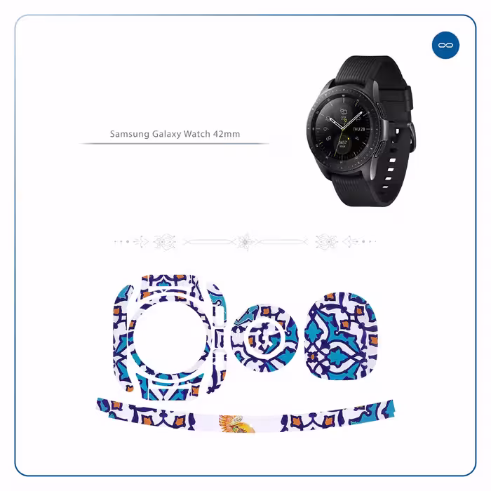 برچسب ماهوت طرح Homa-Tile مناسب برای ساعت هوشمند سامسونگ Galaxy Watch 42mm