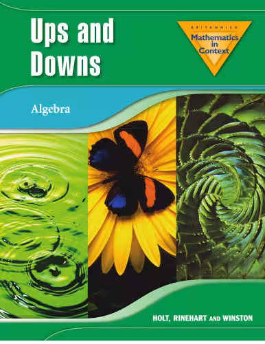 خرید و دانلود نسخه کامل کتاب Britannica Mathematics in Context: Ups and Downs