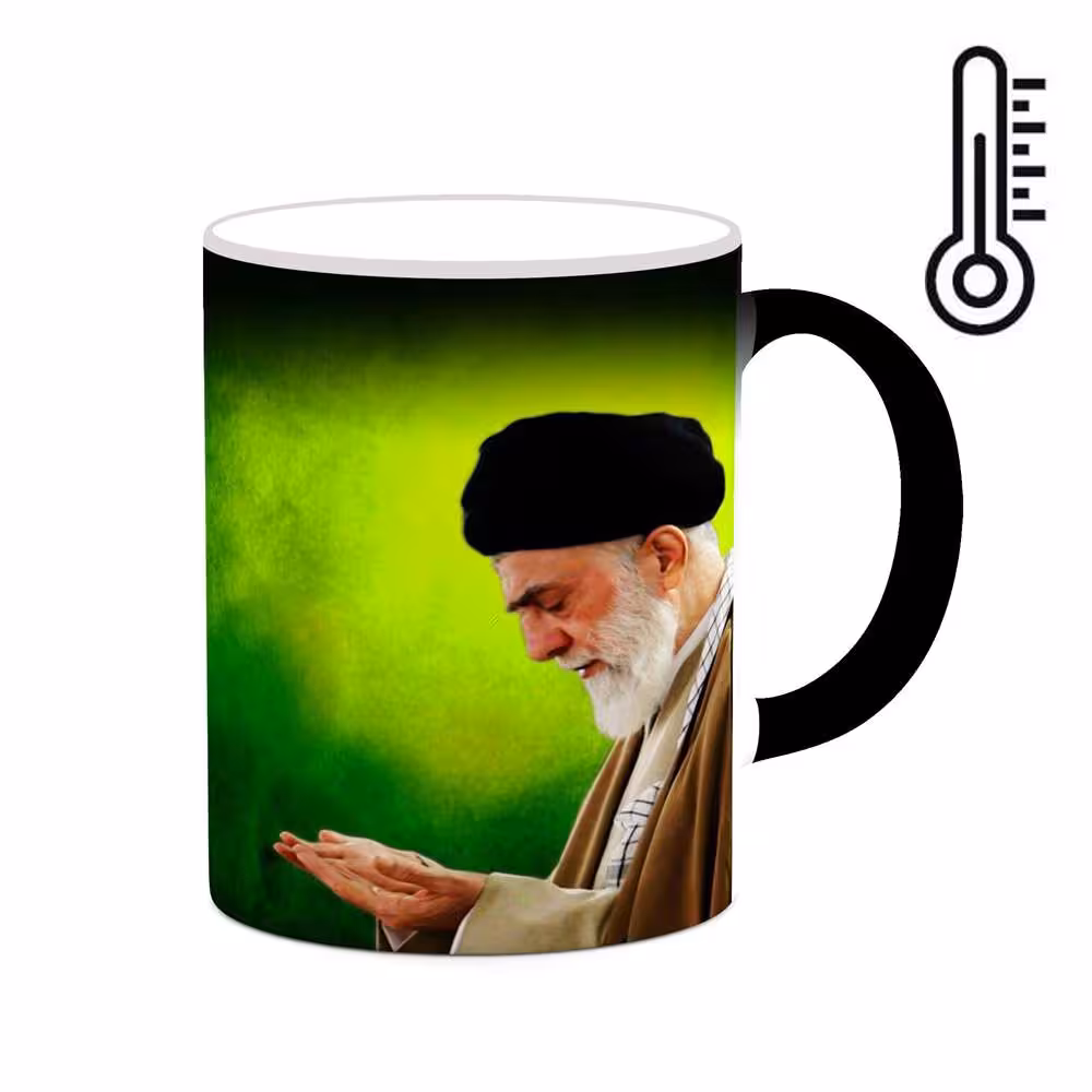 ماگ حرارتی کاکتی طرح مقام معظم رهبری مدل mgh19584