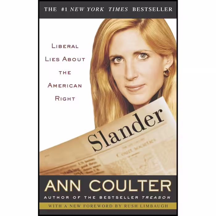 کتاب Slander اثر Ann Coulter and Rush Limbaugh انتشارات Forum Books