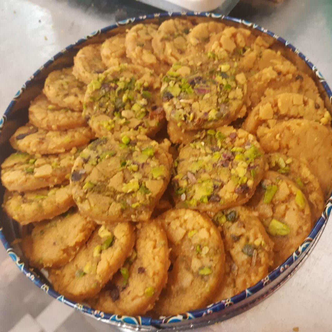 سوهان مخلوط (کره ای نباتی ) درجه یک سکه ای 500گرم